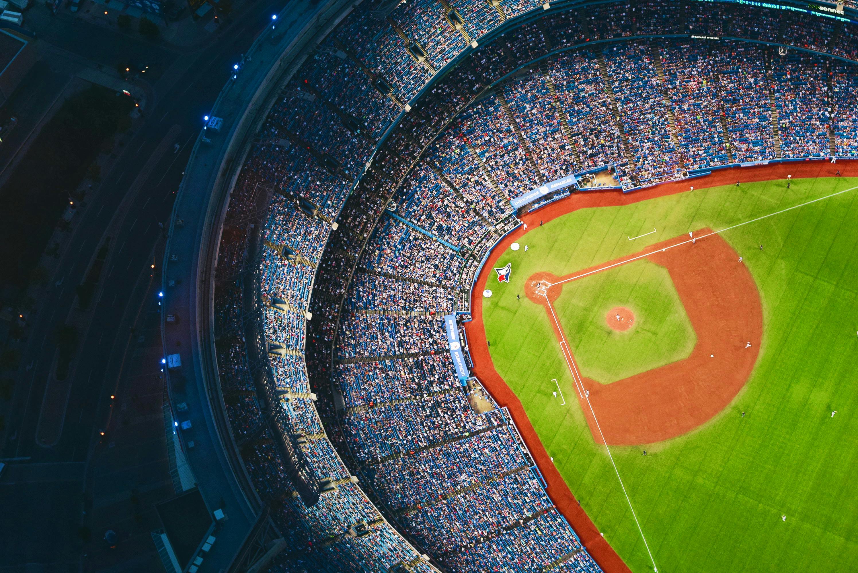 A baseball field.