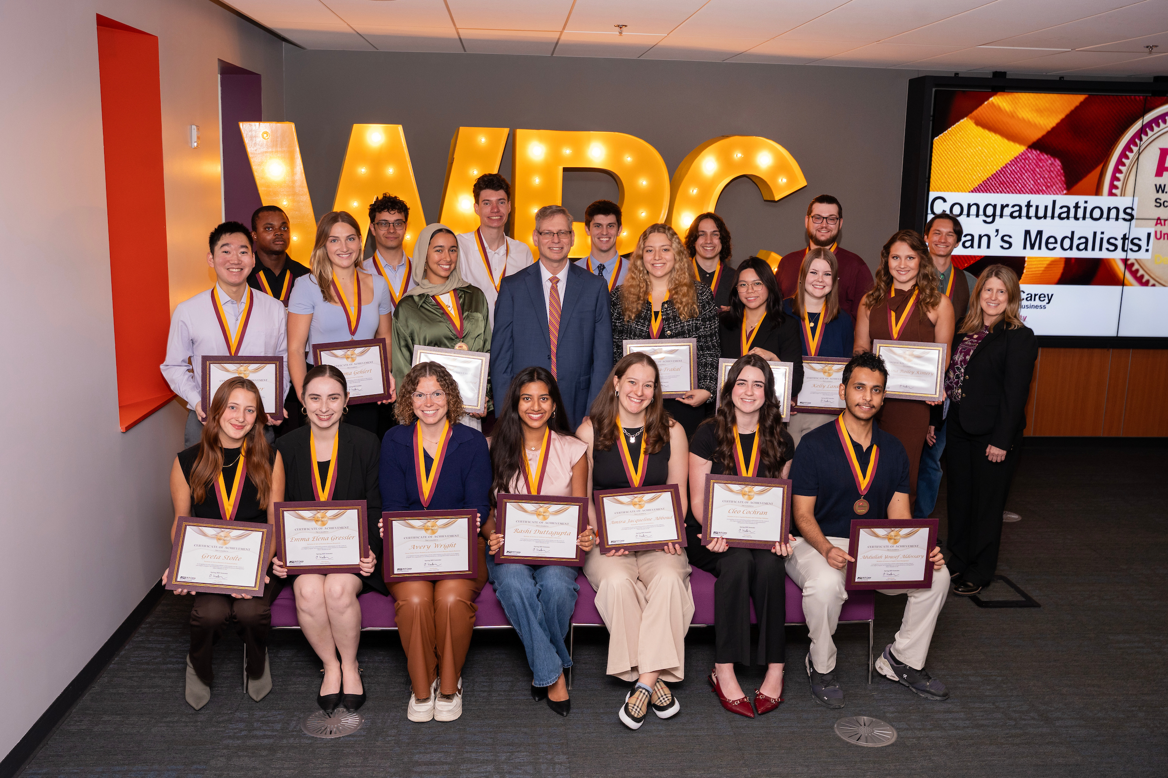 Undergraduate Deans Medalists