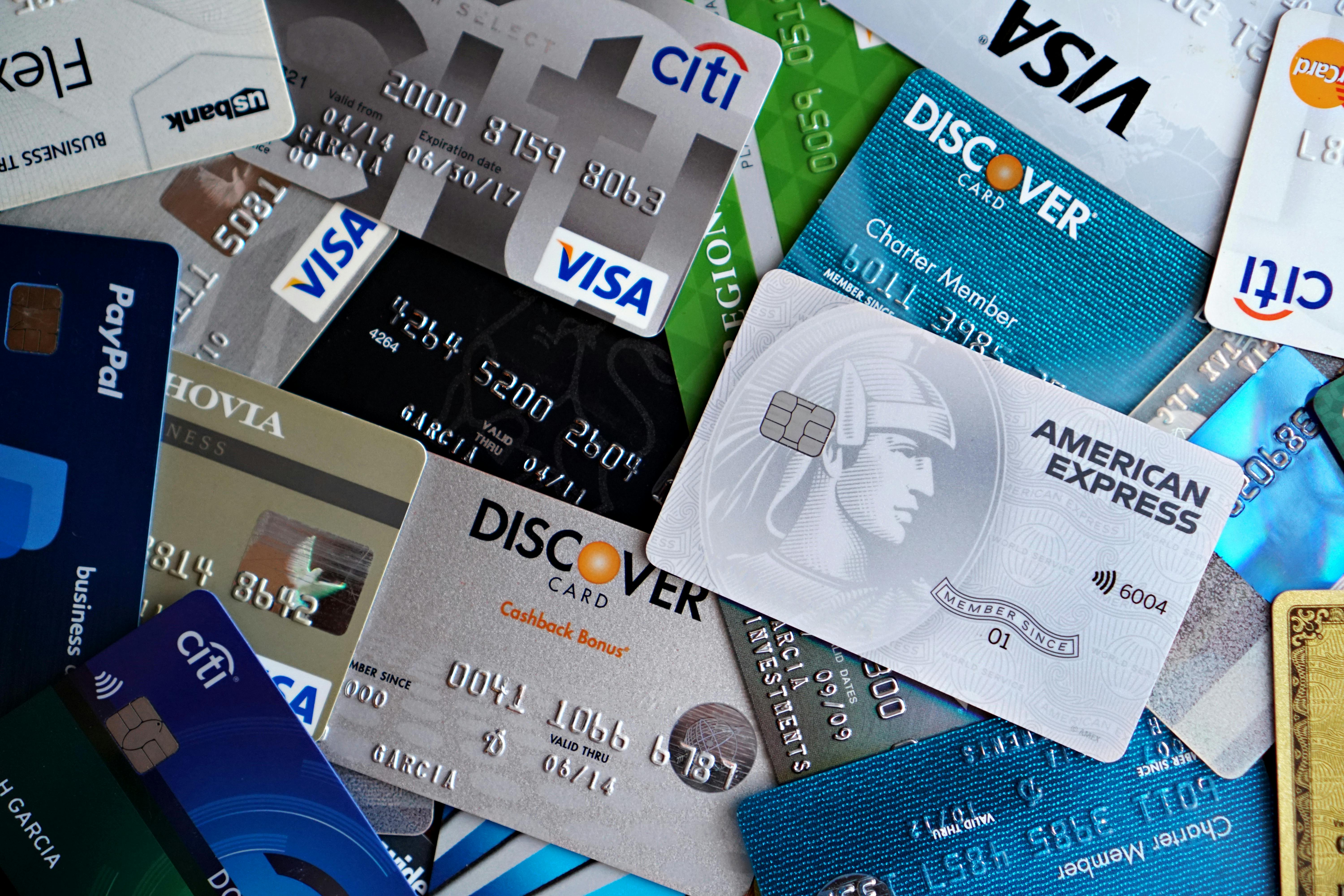 Credit cards.